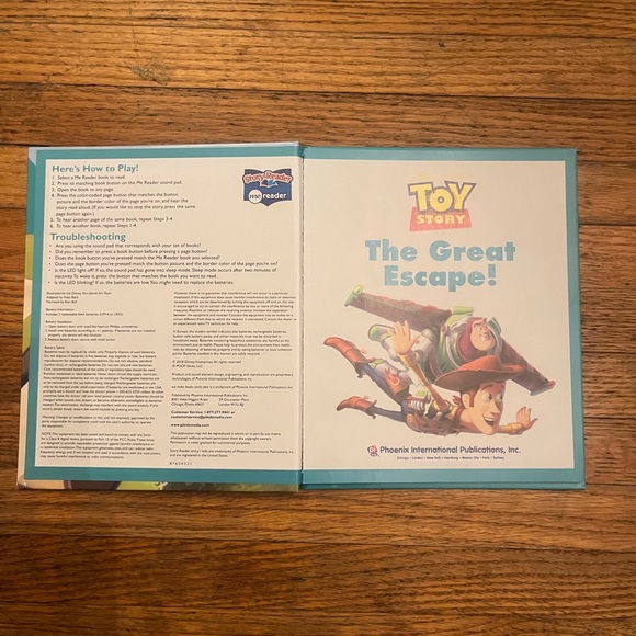 Disney Pixar Toy Story The Great Escape Story Reader Me Reader Kids Reading Book - Picture 2 of 7